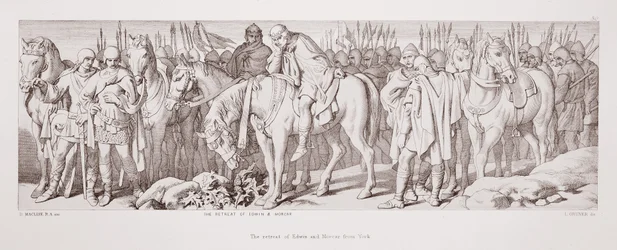 The retreat of Edwin and Morcar from York, from 